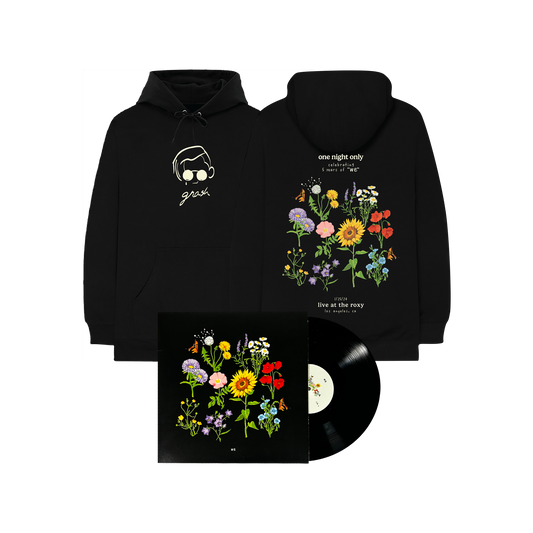"we" vinyl + hoodie bundle