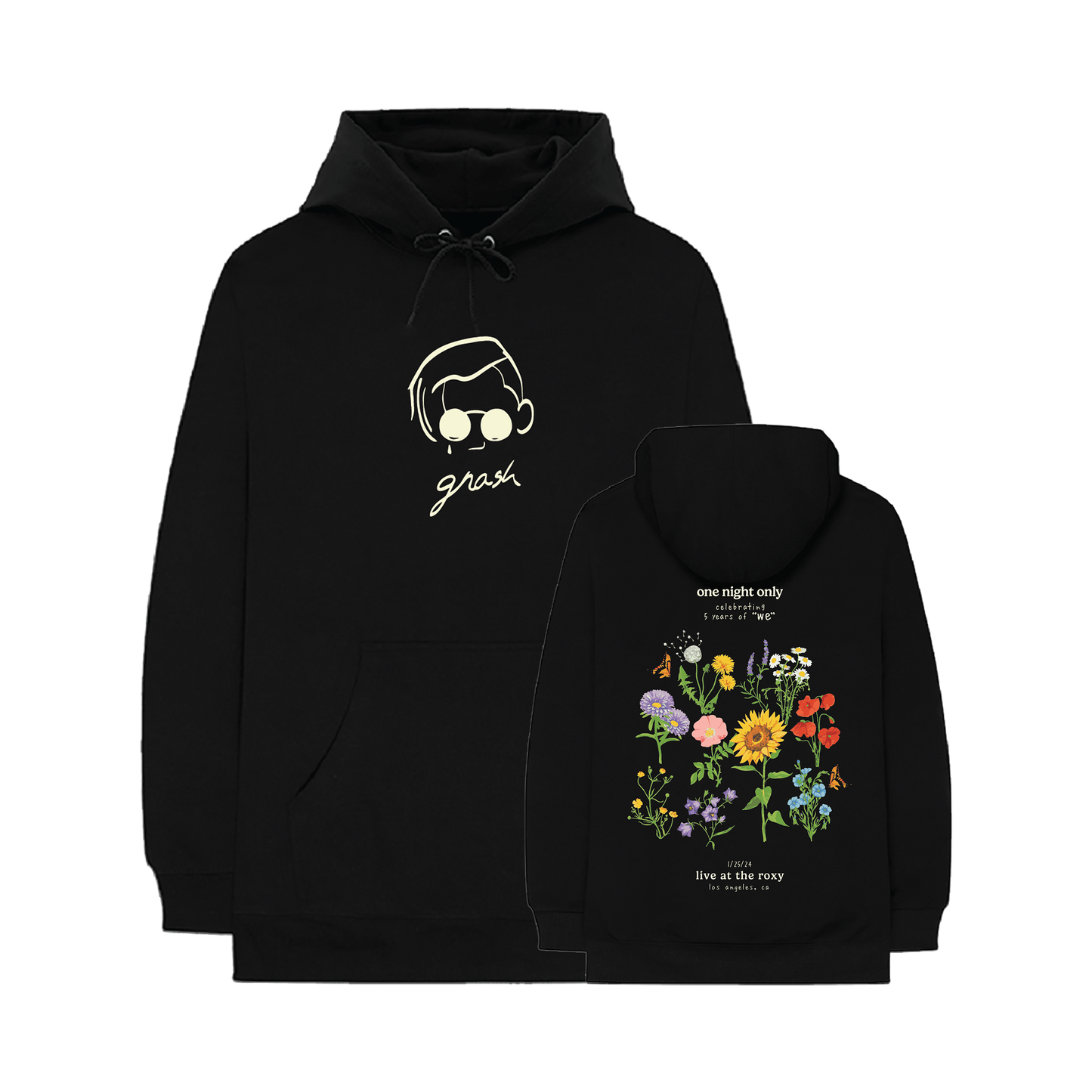"we" 5 year hoodie